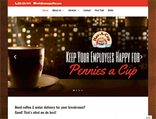 Tablet Screenshot of havacupcoffee.com